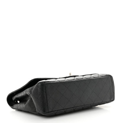 Chanel Caviar Quilted Maxi Single Flap Black 4 of 14
