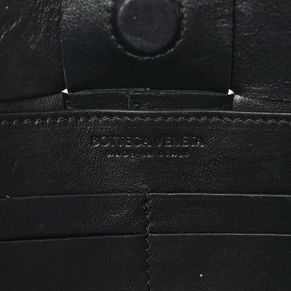Bottega Veneta Calfskin Maxi Intrecciato Cassette Pouch On Strap Black 6 of 9