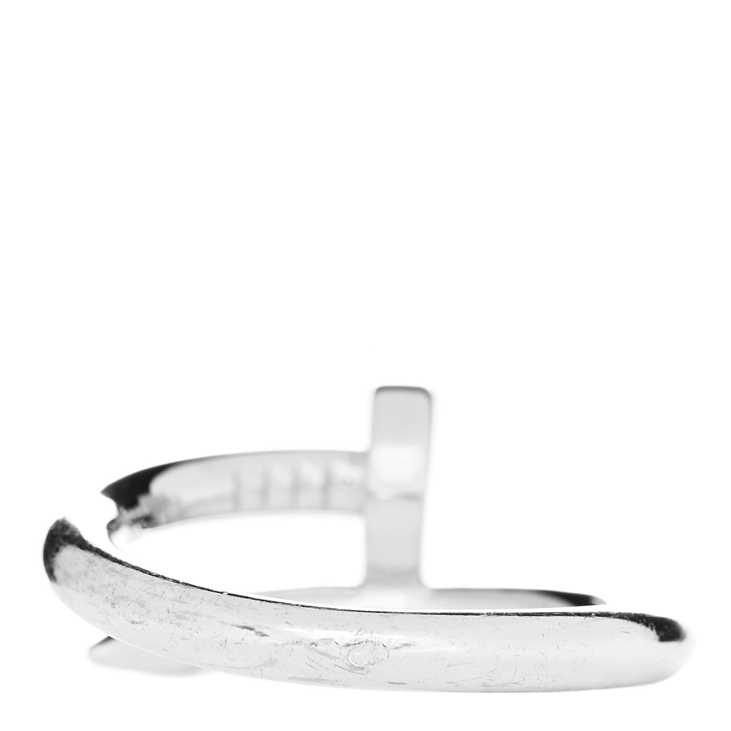 Cartier 18K White Gold Juste Un Clou Ring 55 7.25 3 of 5