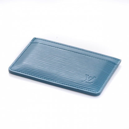 Louis Vuitton Epi Card Holder Cyan 4 of 6