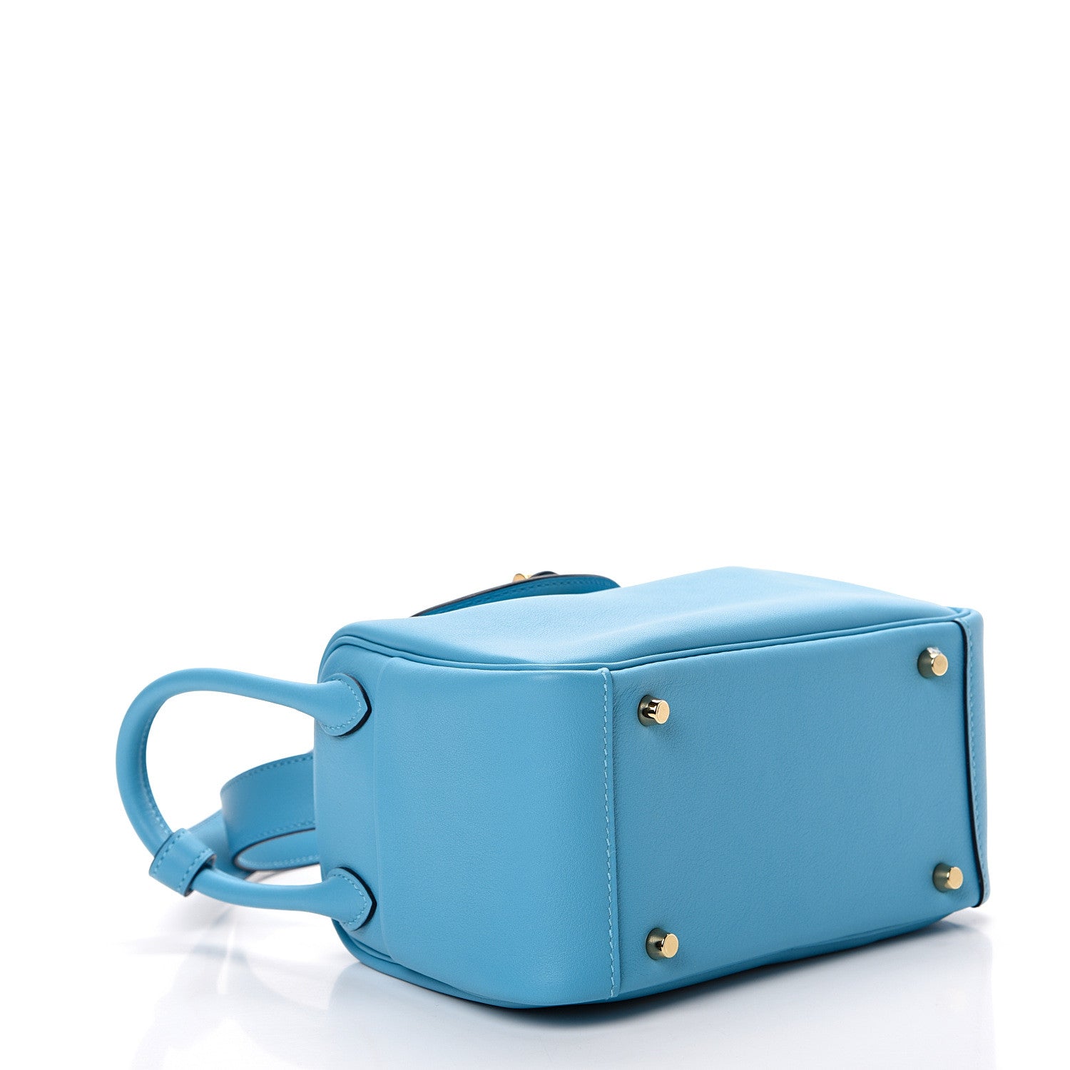 Hermes Swift Mini Lindy 20 Bleu Du Nord 3 of 9