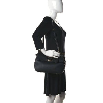 Mulberry Calfskin Suffolk Black 2 of 25
