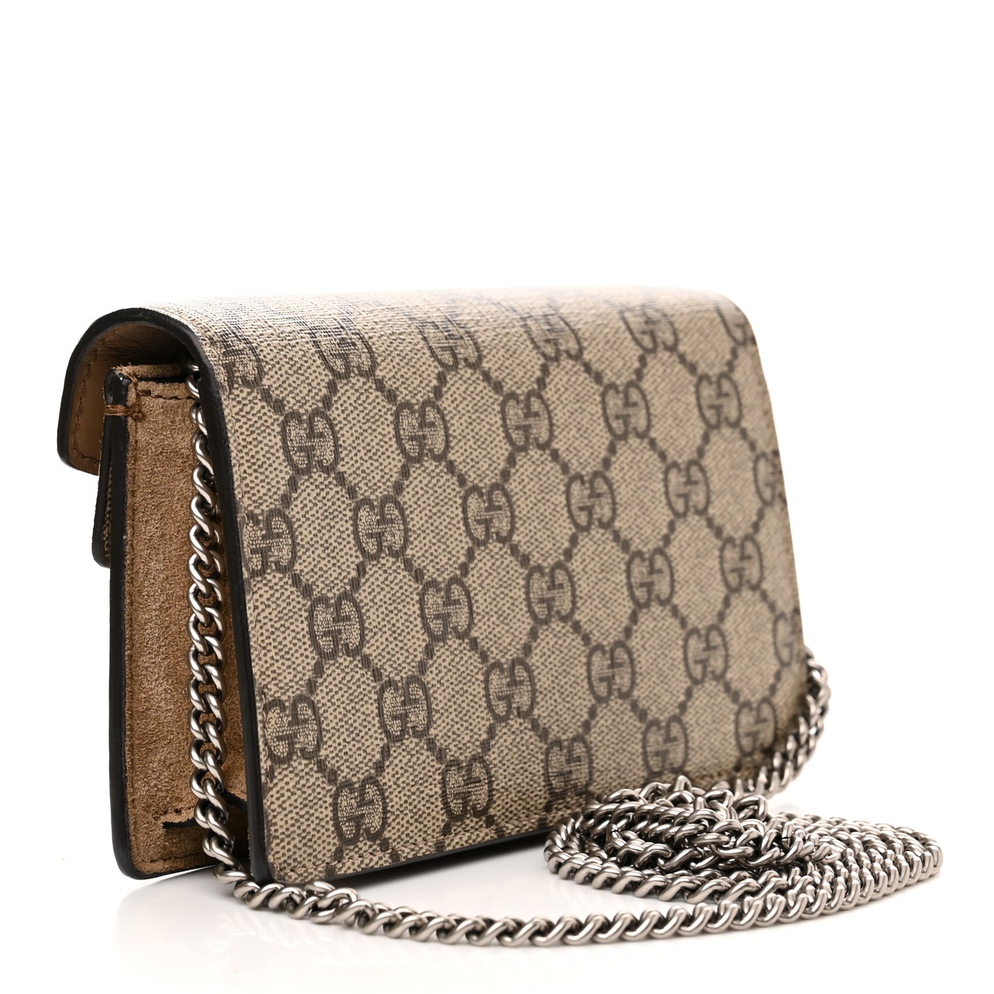 GG Supreme Monogram Super Mini Dionysus Shoulder Bag Taupe