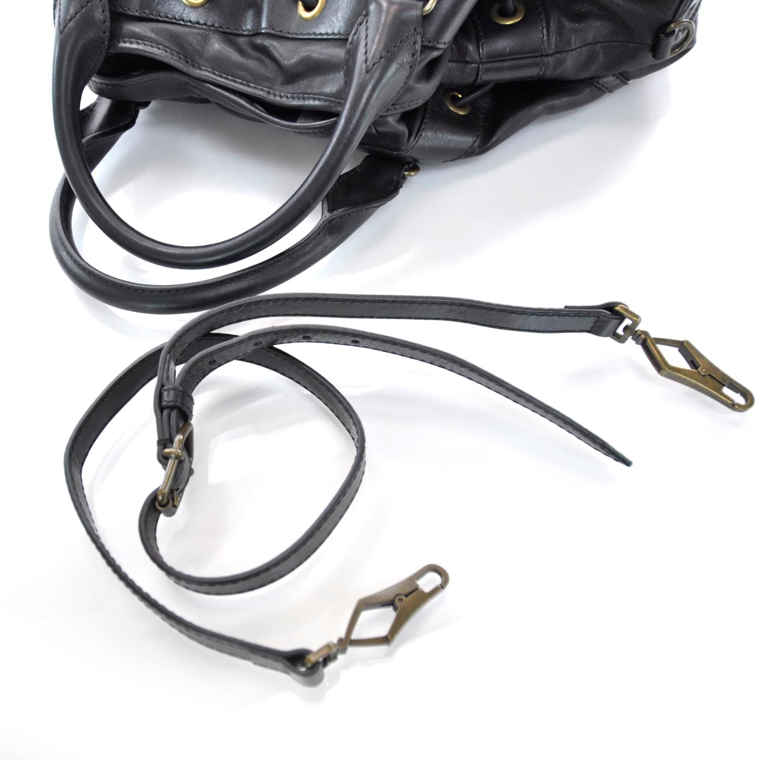 Burberry Leather Large Collins Tote Black 6 of 10