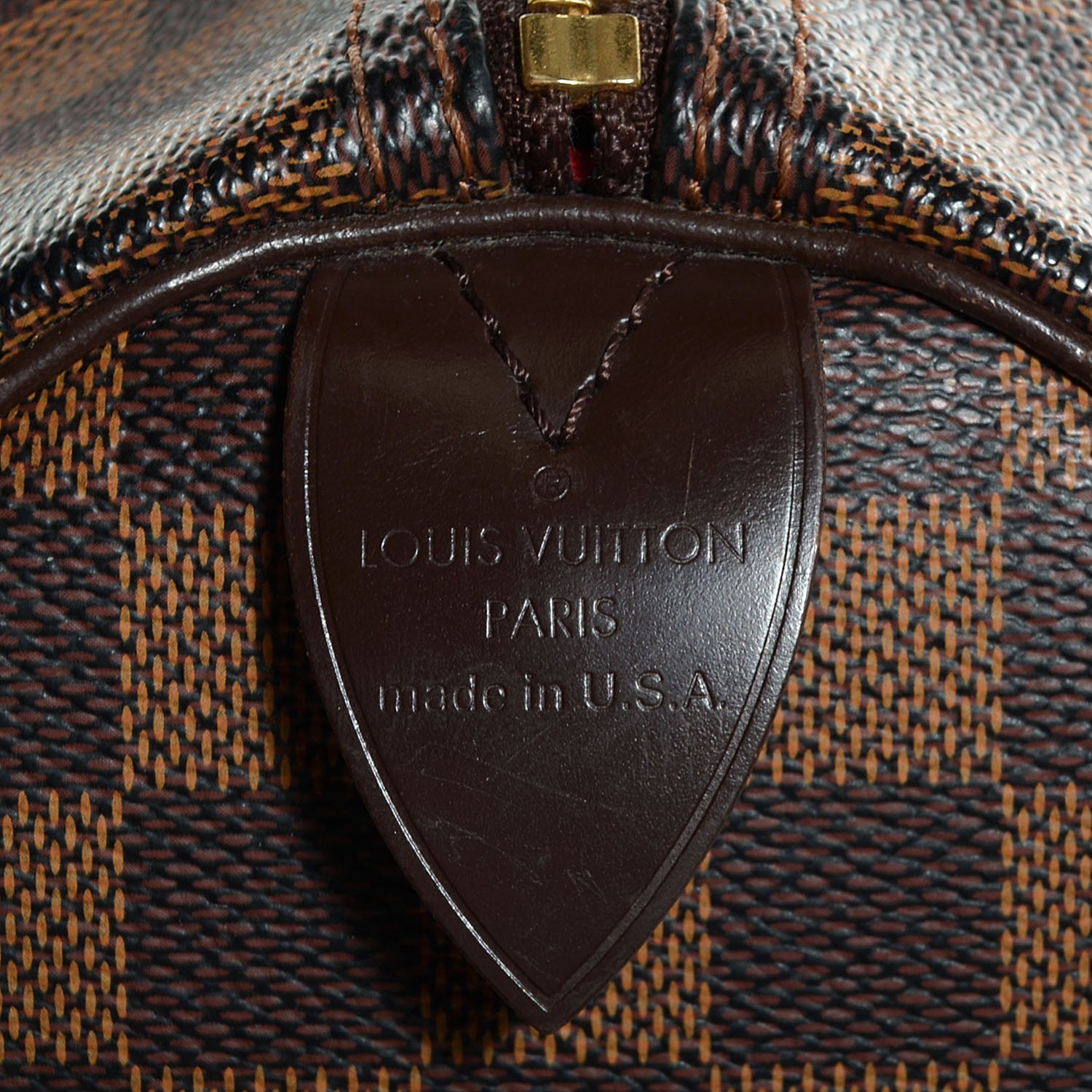Louis Vuitton Damier Ebene Speedy 35 7 of 7