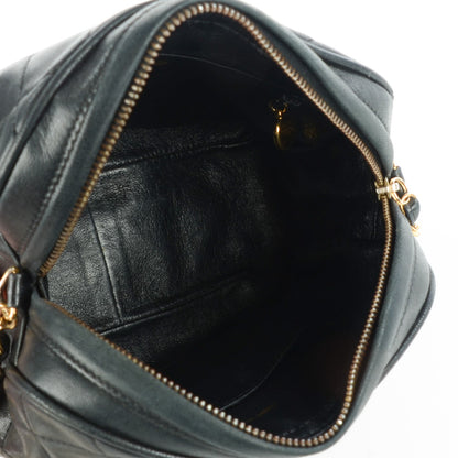 Chanel Lambskin Quilted Shoulder Bag Black 6 of 9