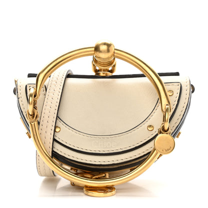 Chloe Calfskin Small Nile Bracelet Minaudiere Bag Off White 1 of 9