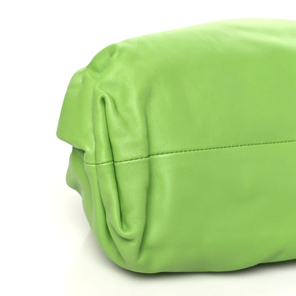 Bottega Veneta Smooth Butter Calf The Pouch Oversized Clutch Acid Green 9 of 10