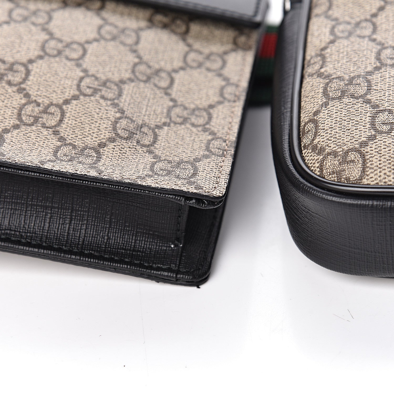Gucci GG Supreme Monogram Web Belt Bag Black 10 of 13