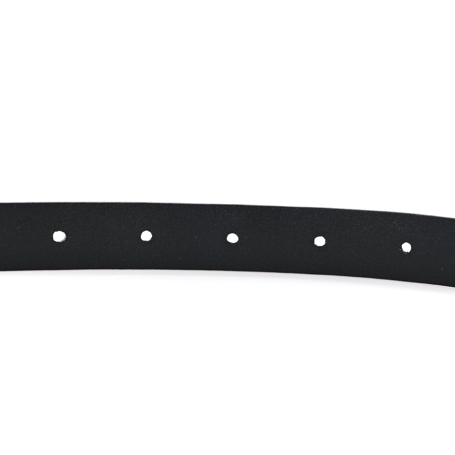 Calfskin Horsebit Bucket Belt 90 36 Black
