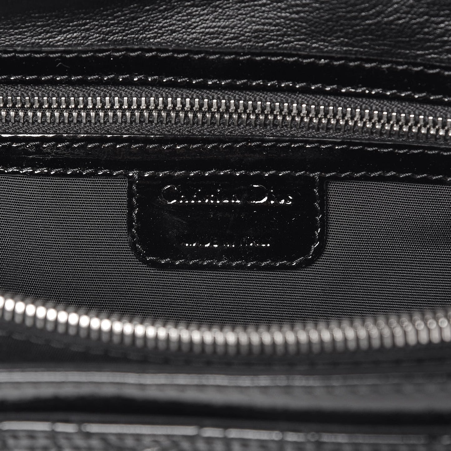 Patent Cannage Rendezvous Shoulder Bag Black