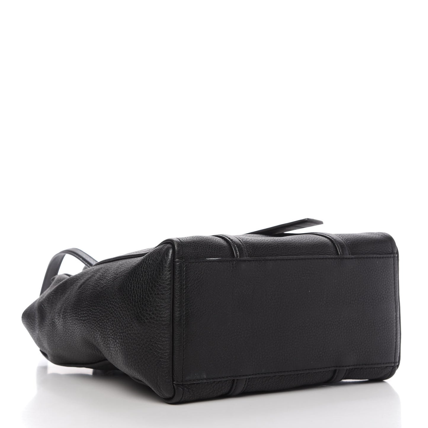 Grained Calfskin The Tag Tote Black