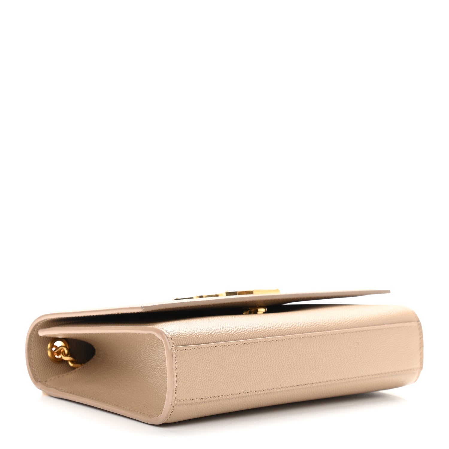 Saint Laurent Grain De Poudre Small Monogram Kate Satchel Nude Powder 4 of 9