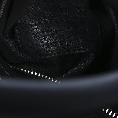 Saint Laurent Linen Calfskin Rive Gauche Tote Black 7 of 13