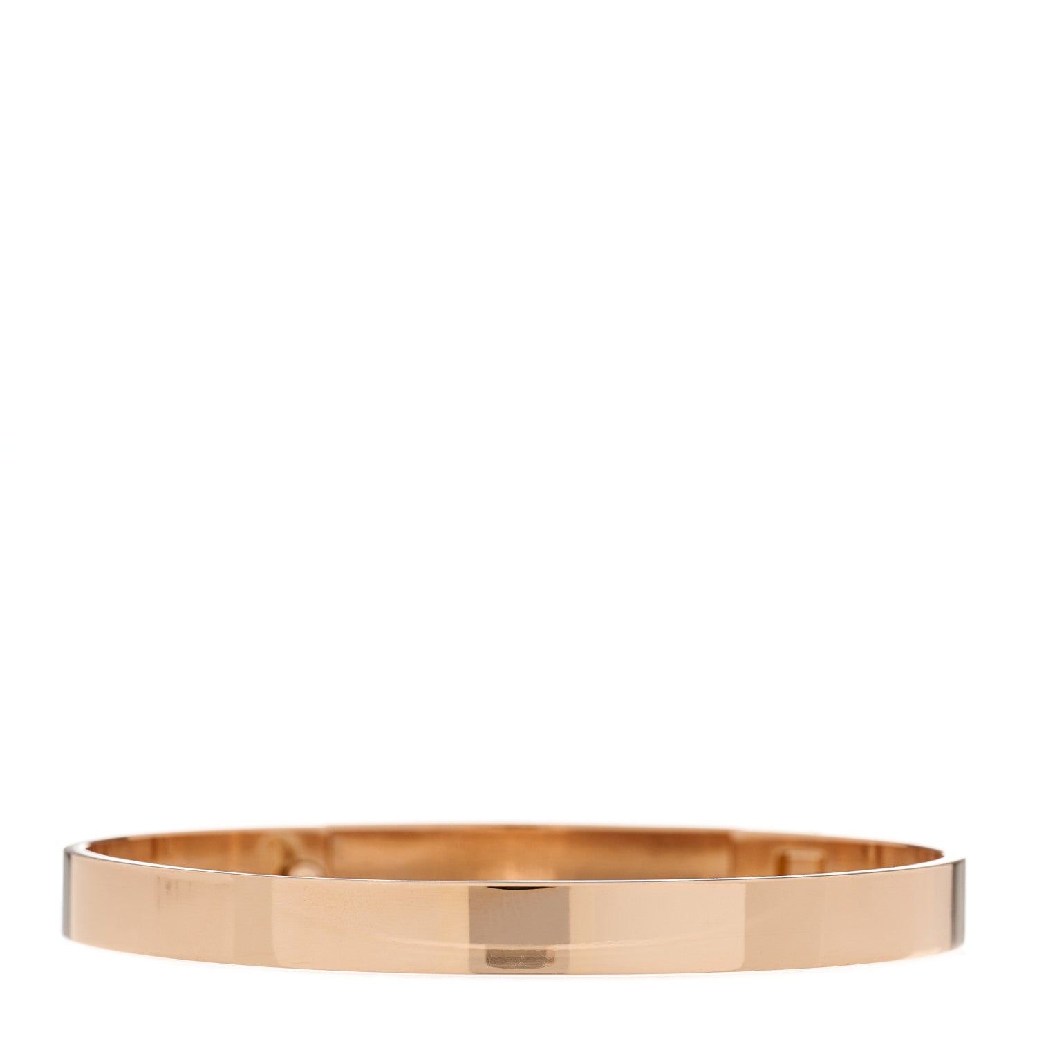 Hermes 18K Rose Gold Diamond PM Collier De Chien Bracelet SH 2 of 4