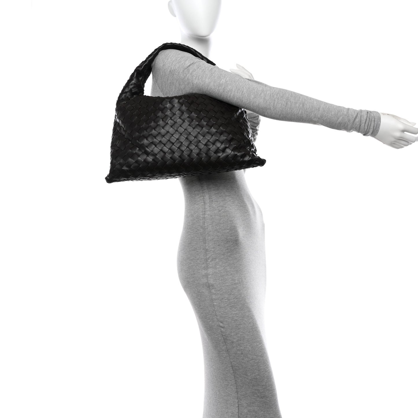 Calfskin Intrecciato Small Hop Fondant