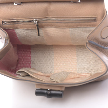 Gucci Cellarius Calfskin Small Bamboo Daily Top Handle Bag Camelia 5 of 16