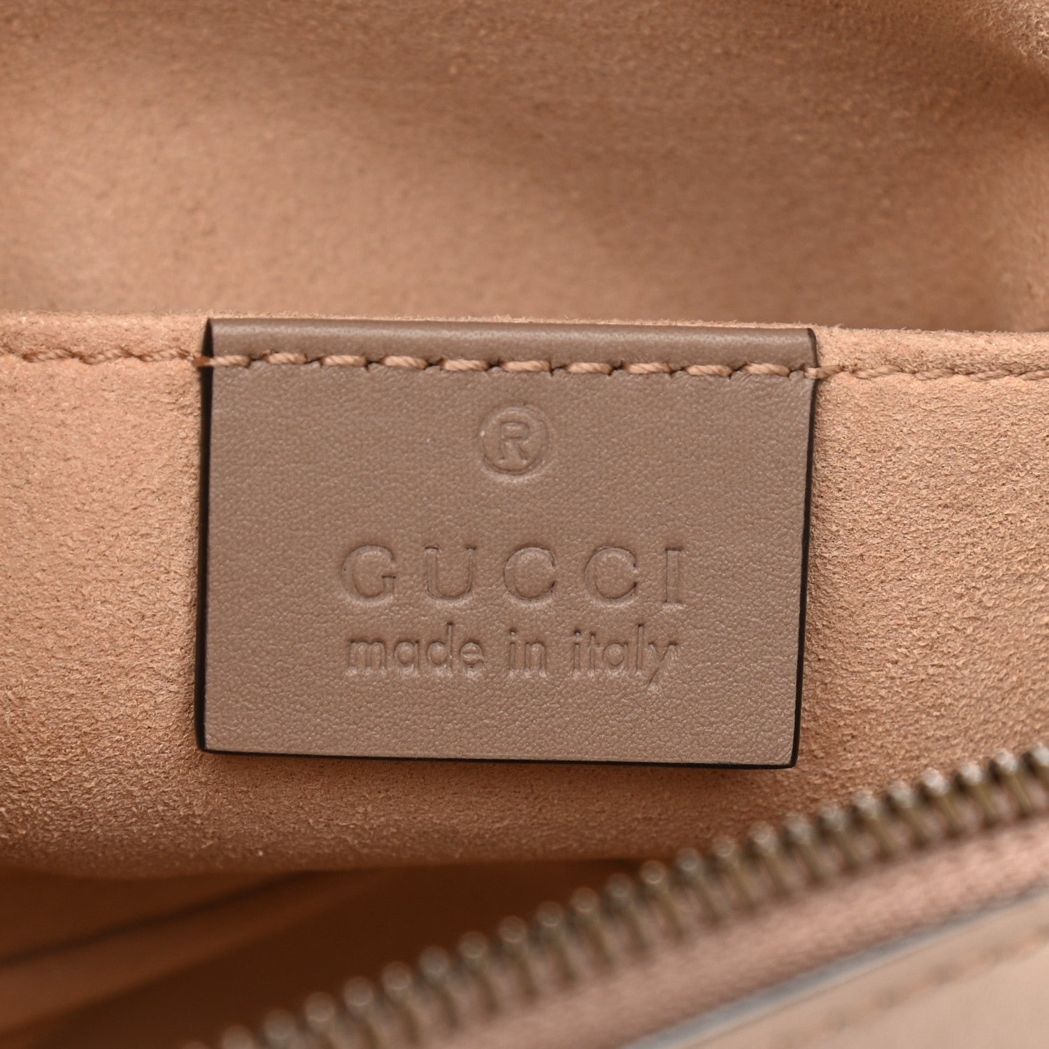 Gucci Calfskin Matelasse GG Marmont Belt Bag 85 34 Porcelain Rose 6 of 10
