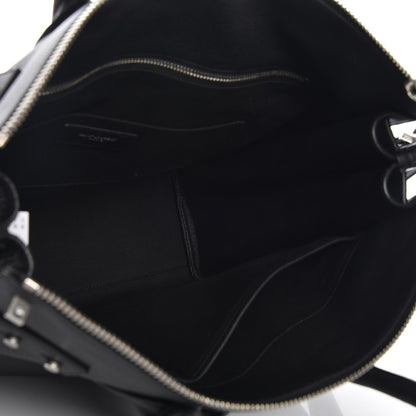 Saint Laurent Grained Calfskin Sac De Jour Souple North South Tote Black 6 of 8