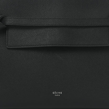 Celine Grained Calfskin Micro Belt Bag Navy Blue 8 of 10