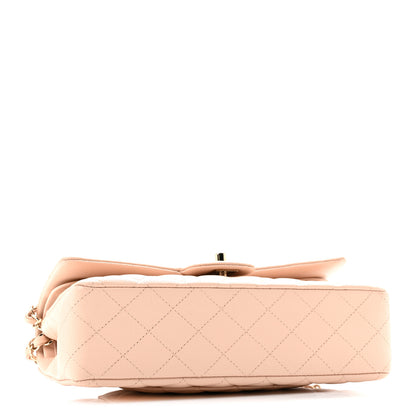 Chanel Caviar Quilted Medium Double Flap Light Beige 4 of 11
