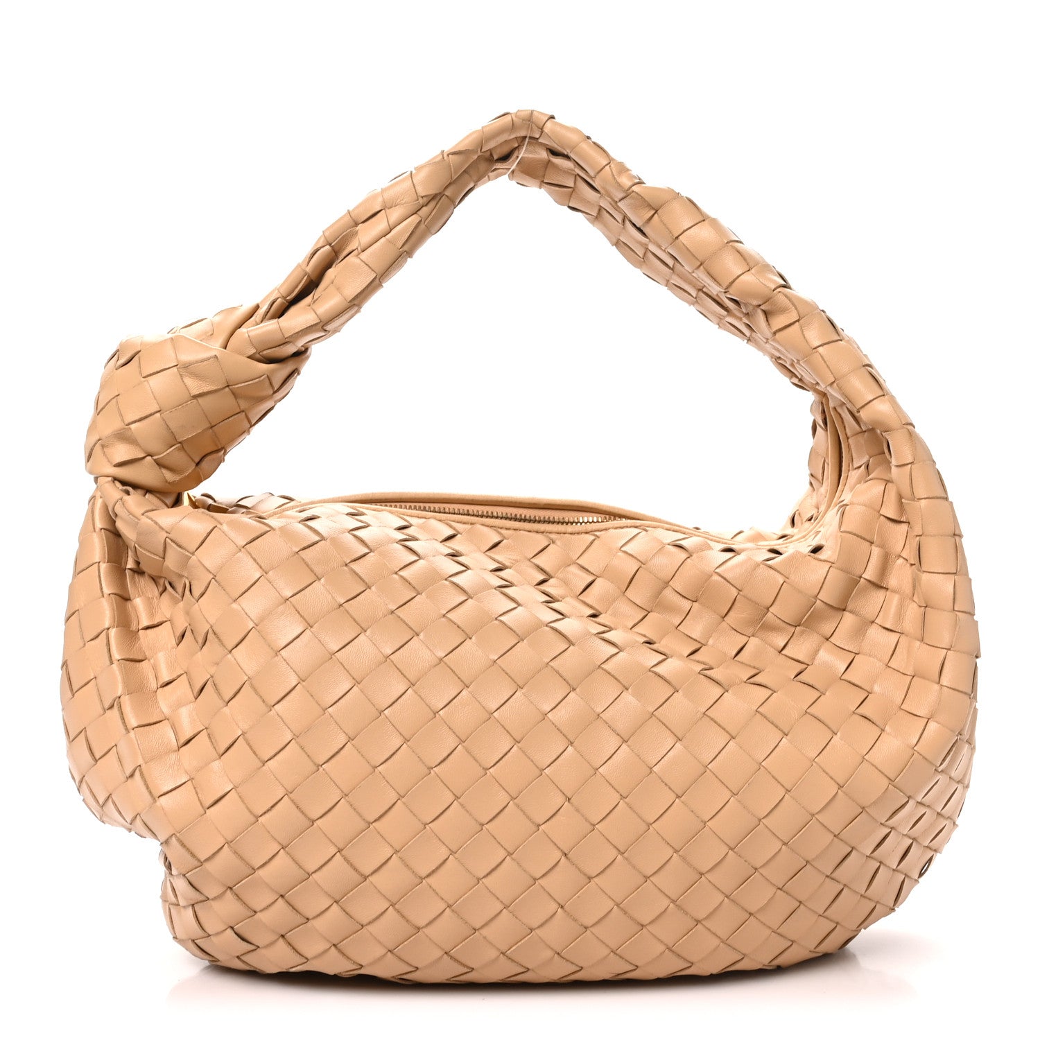 Bottega Veneta Nappa Intrecciato Small Jodie Hobo Almond 1 of 8
