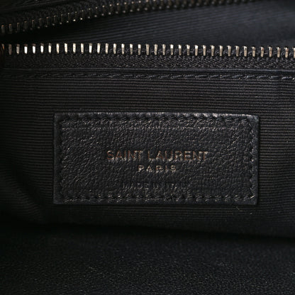 Saint Laurent Crinkled Calfskin Matelasse Monogram Medium Niki Shopper Tote Black 6 of 9
