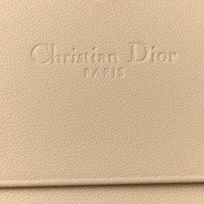 Christian Dior Metallic Lambskin Cannage DiorAmour Lady Dior Card Holder Gold 6 of 7