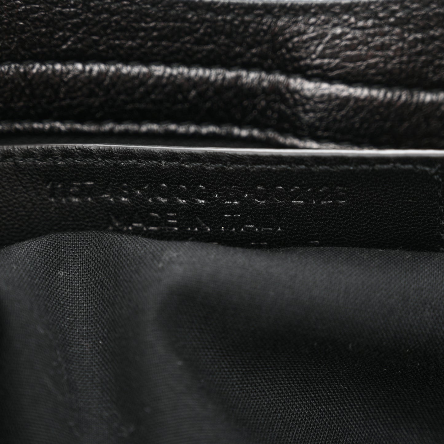 Chevre Gold Metallic Edge Hardware City Black