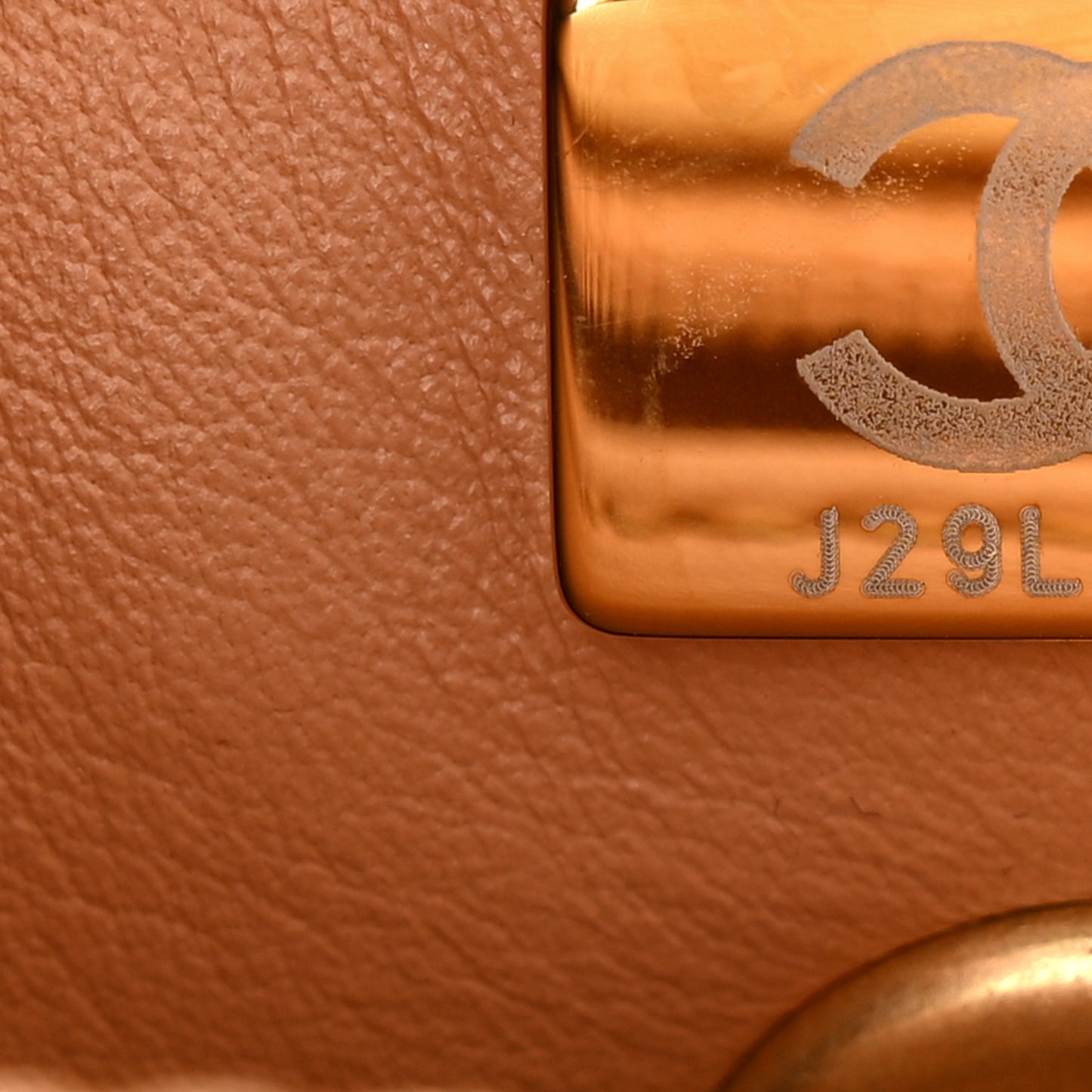 Caviar Quilted Mini Coco Chain Handle Flap Dark Beige