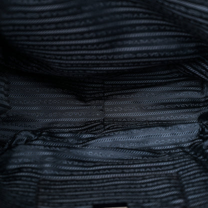 Prada Nylon Saffiano Front Pocket Tote Baltico 5 of 26
