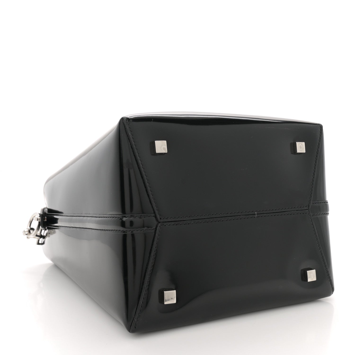 Saint Laurent Patent Calfskin Le 37 Bucket Bag Black 5 of 14