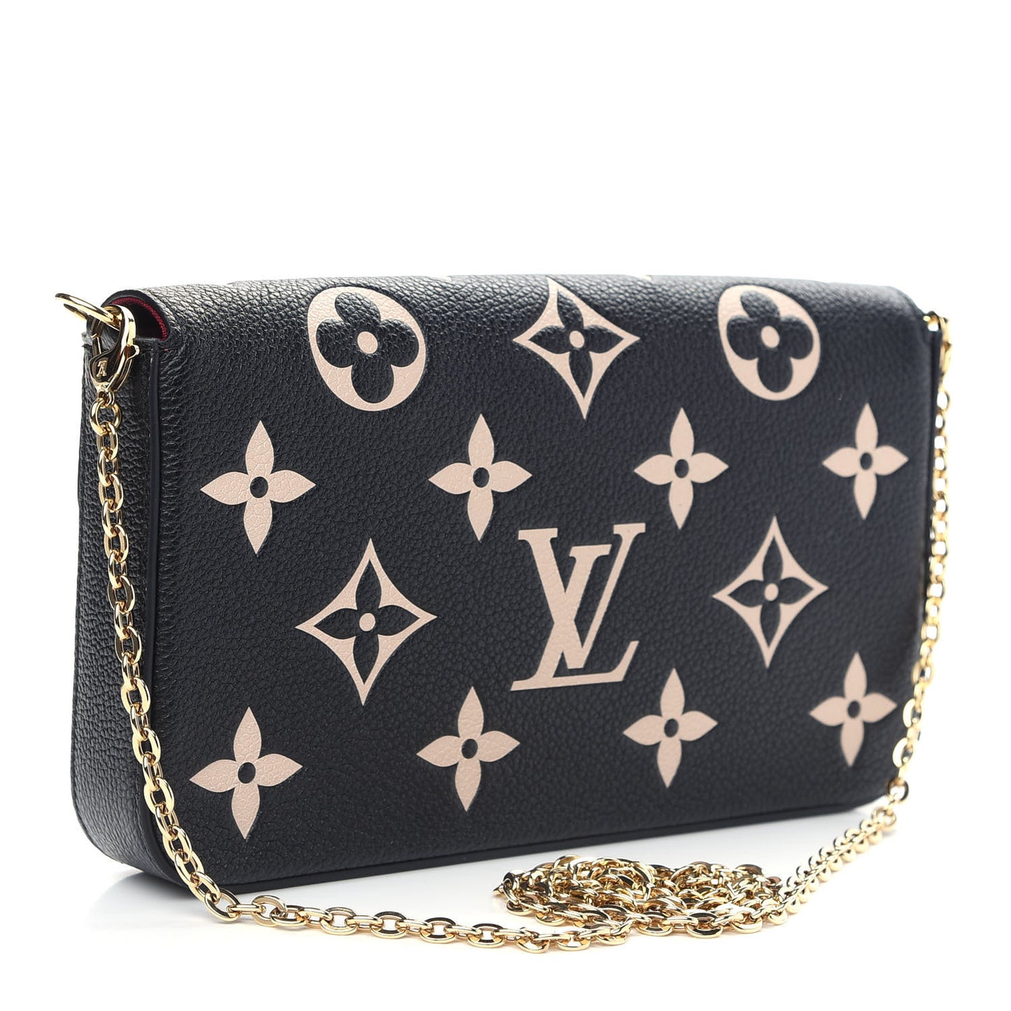 Empreinte Monogram Giant Felicie Pochette Black Beige