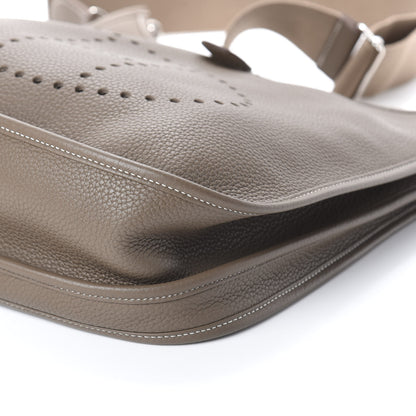 Hermes Taurillon Clemence Evelyne III GM Etoupe 9 of 9