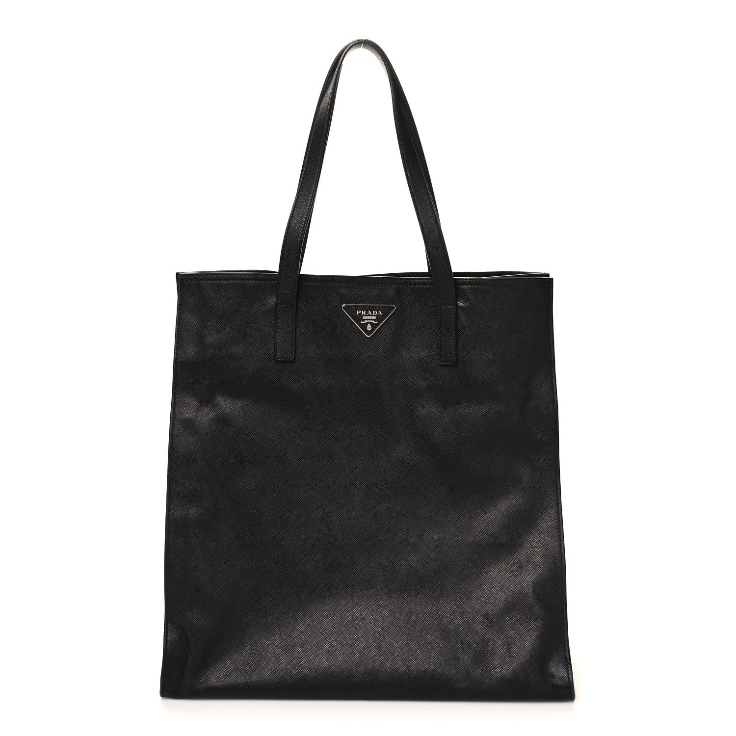 Prada Saffiano Lux Cuir Tote Black 1 of 11