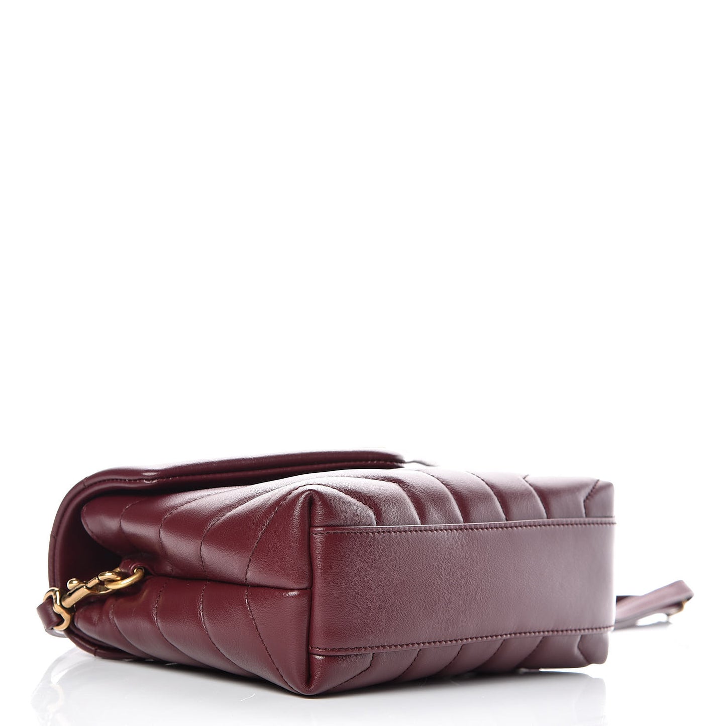 Calfskin Y Quilted Monogram Toy Loulou Crossbody Bag Rouge