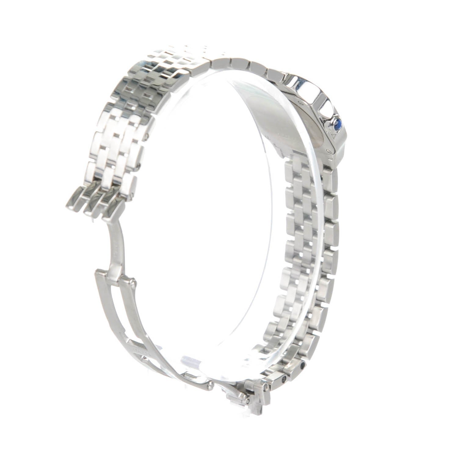 Cartier Stainless Steel 20mm Santos Demoiselle Quartz Watch 4 of 8