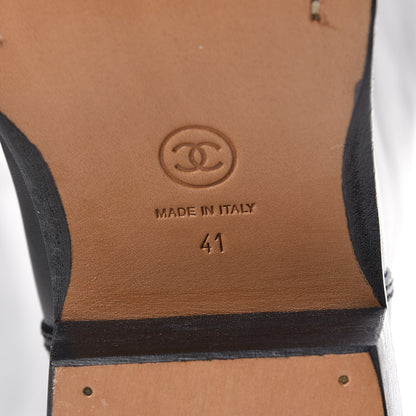 Chanel Calfskin Knee High Boots 41 Black 6 of 7