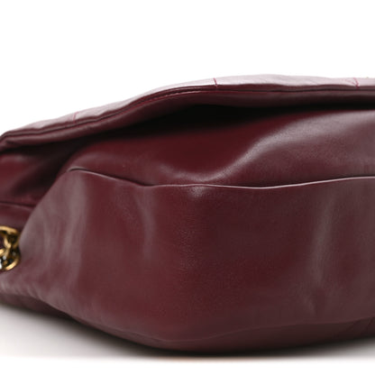 Saint Laurent Lambskin Matelasse Monogram Large Jamie 4.3 New Dark Bordeaux 9 of 10