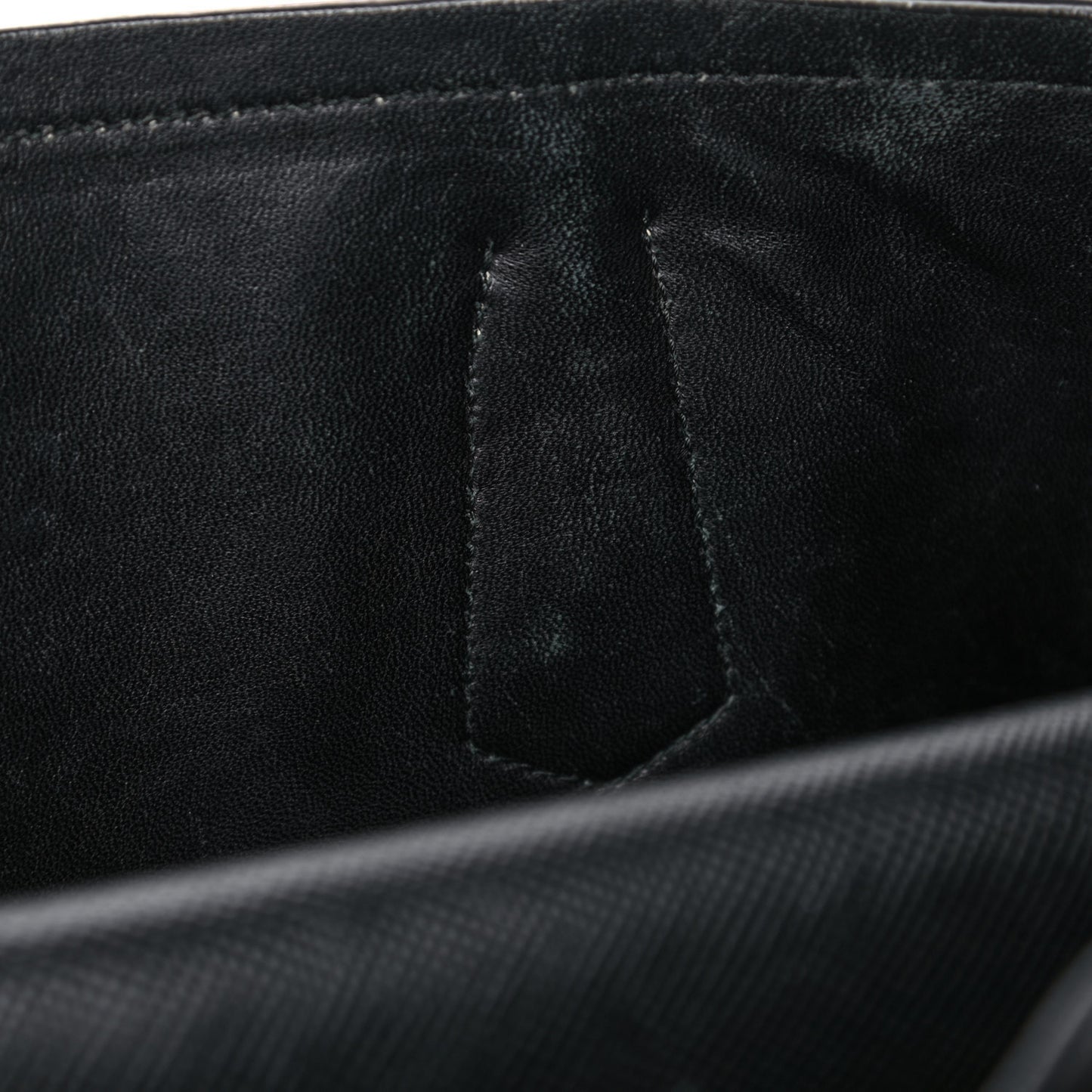 Saffiano Cuir Small Double Bag Black