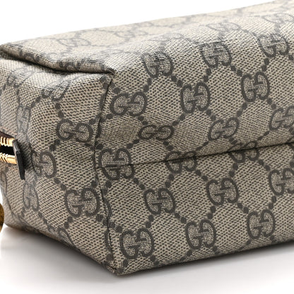 Gucci Soft GG Supreme Monogram Calfskin Medium Ophidia Cosmetic Case Beige Ebony New Acero 9 of 11