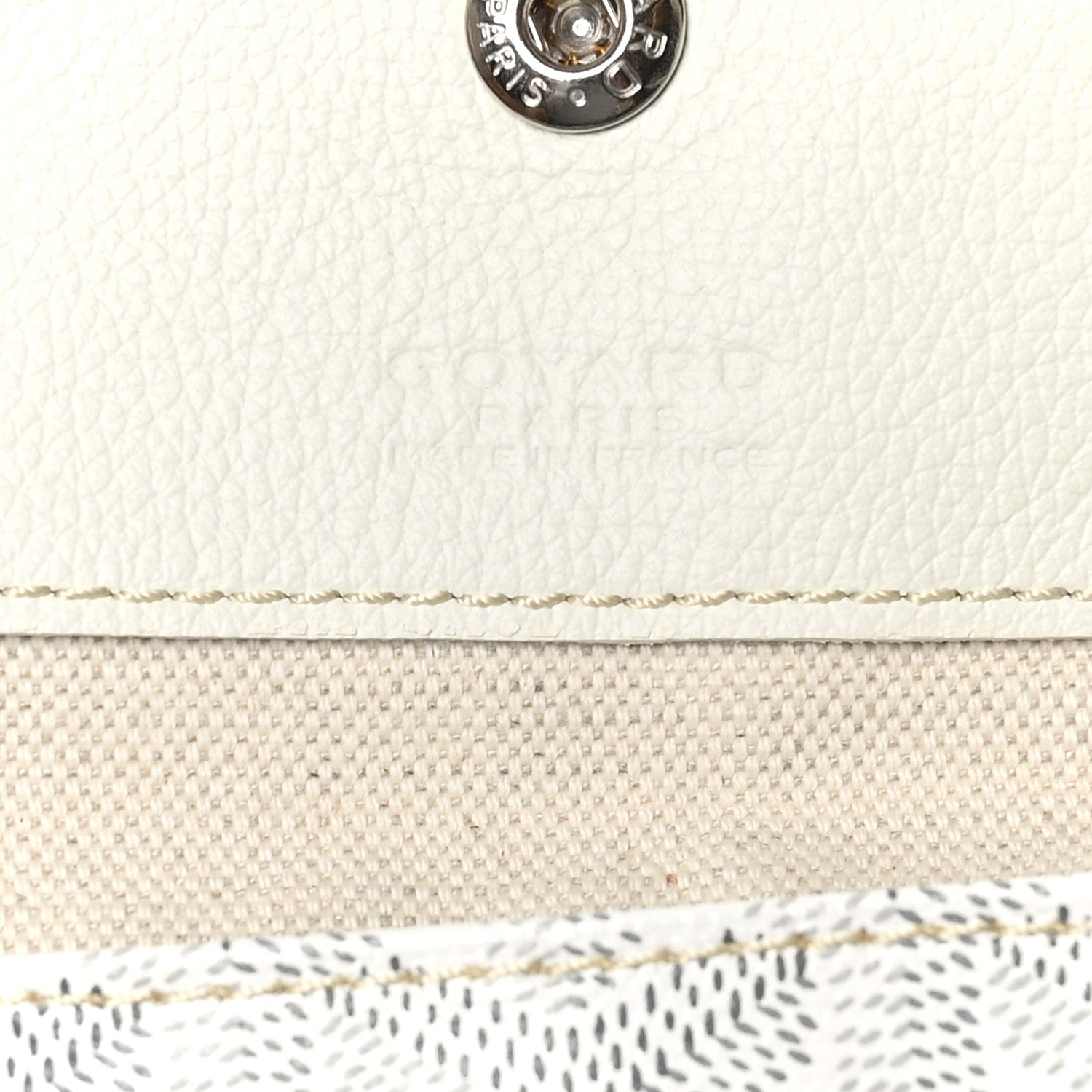 Goyard Goyardine Boheme Hobo White 7 of 11