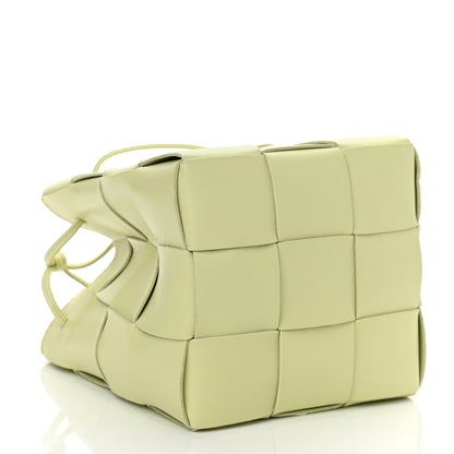 Bottega Veneta Nappa Maxi Intrecciato Cassette Bucket Bag Lemon Washed 4 of 11