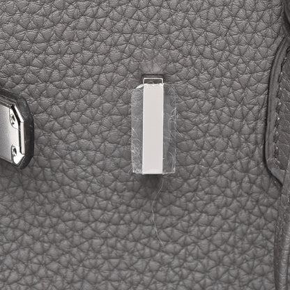Hermes Togo Birkin 25 Etain 23 of 31