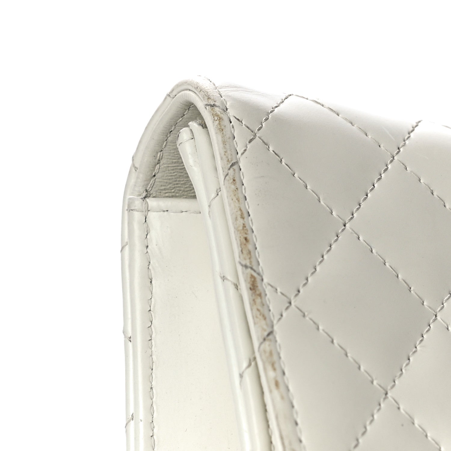 Chanel Glazed Calfskin Quilted Small Flap White 15 of 19