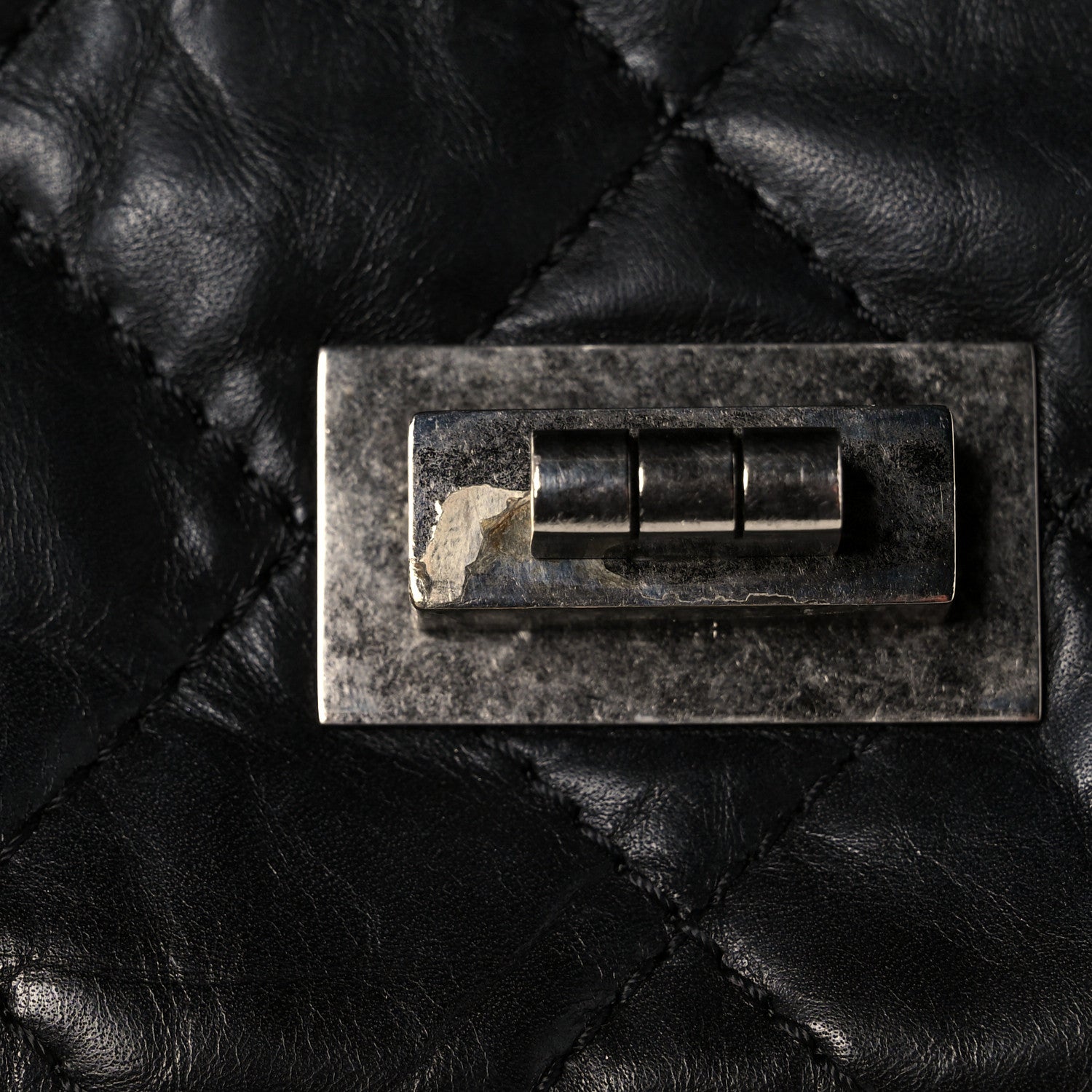 Chanel Aged Calfskin Quilted 2.55 Reissue 227 Flap Black 15 of 18