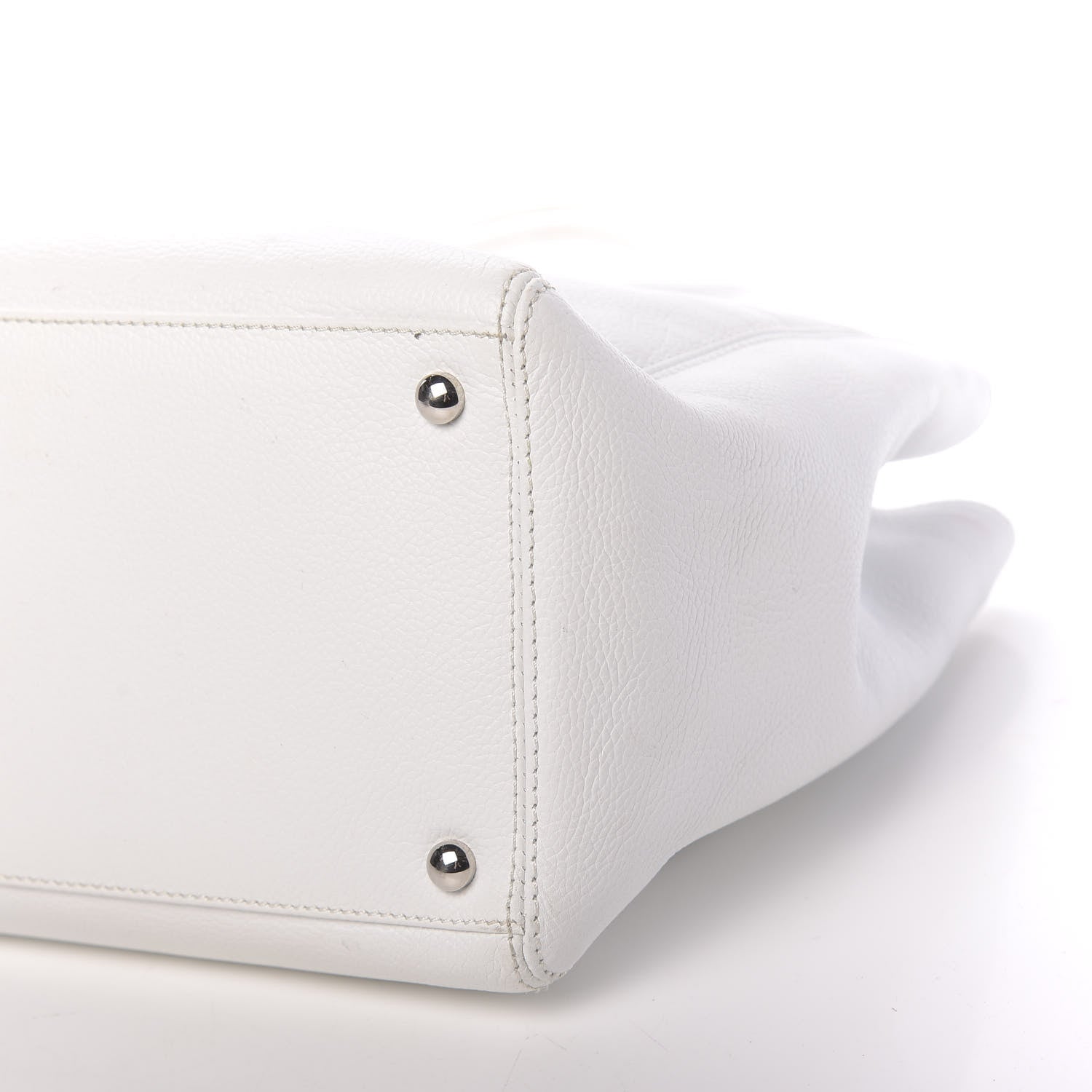 Chanel Calfskin Cerf Executive Shopper Tote White 18 of 18