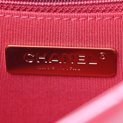 Chanel Lambskin Quilted Medium Chanel 19 Flap Red 6 of 10