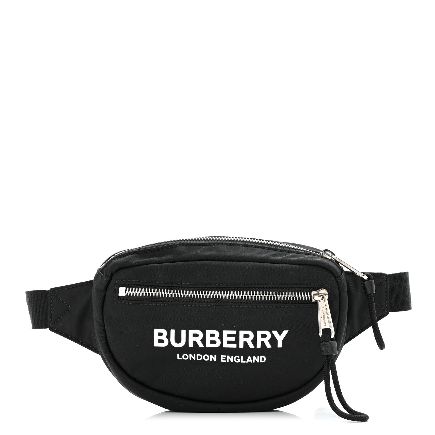 Burberry Econyl Logo Print Small Cannon Bum Bag Black 1 of 9