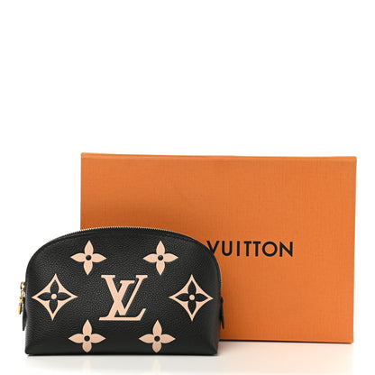 Louis Vuitton Empreinte Monogram Giant Cosmetic Pouch Black Beige 7 of 7